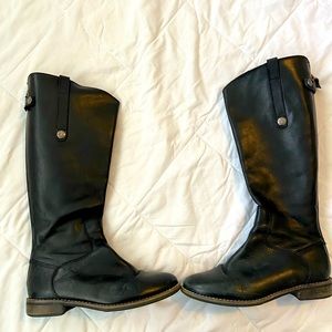 Black Knee High Boots